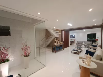 Casa com 5 quartos sendo 3 suítes, área gourmet com jacuzzi, piscina aquecida, em Bairro Boa Vista - Foto 2
