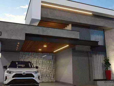 Casa 3 suítes, sala cozinha e gourmet com planejados alto padrão Alphaville II condomínio com inf - Foto 24