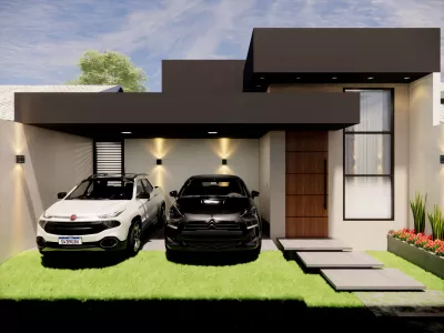 Casa nova, moderna no Bairro Boa Vista, com 3 quartos 1 suite, sala com pé direito duplo, banheira - Foto 11