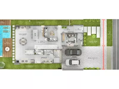 Última casa disponível para venda Casa com 4 suítes = dependência completa em condomínio fechad - Foto 7