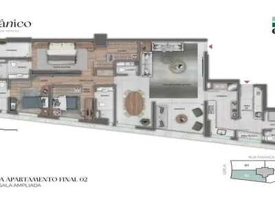 Apartamento à venda, 3 quartos, 1 suíte, 2 vagas, Vale do Sereno - Nova Lima/MG - Foto 23