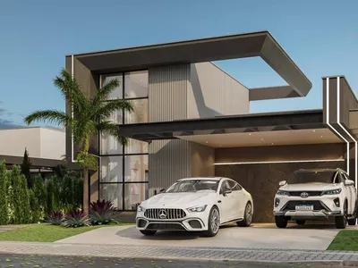 Casa com 4 suítes, piscina com hidromassagem e garagem para 4 carros à venda, no Alphaville, Vit? - Foto 6