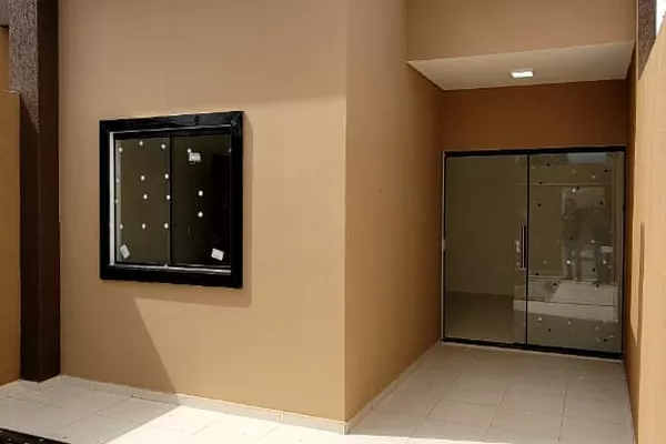 Casa nova pode ser financiada à venda de 3 quartos sendo 1 suíte garagem para 2 carros, quintal, C - Foto 5