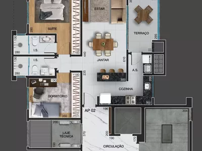 Apartamento 802 Ed. Connect para venda,  Centro, Pato Branco - Foto 27