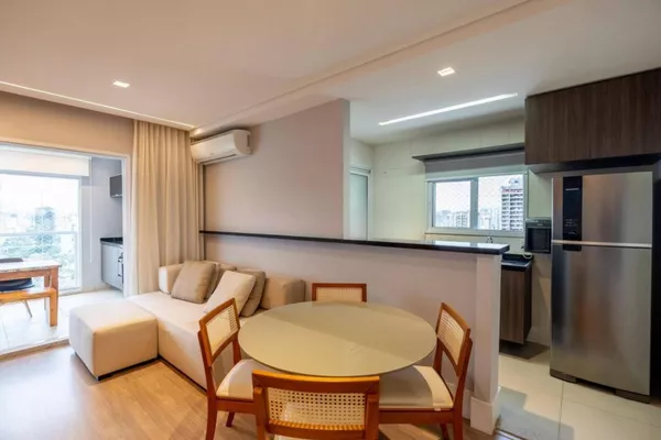 Apartamento com 70 m², 2 quartos sendo 1 Suíte, Mobiliado - Foto 1