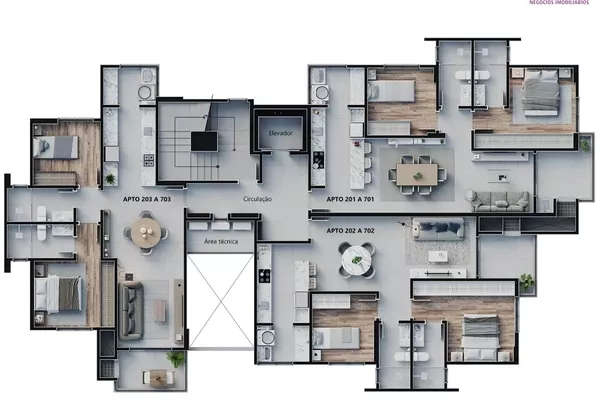 Apartamento 202 Ed. Residencial Tivoli - Foto 5