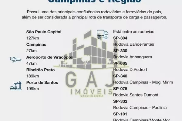 Terrenos a partir de 750m² Cond Indl Nove de Julho - Americana/SP - Foto 2