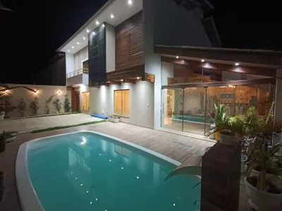 Casa com 5 quartos sendo 3 suítes, área gourmet com jacuzzi, piscina aquecida, em Bairro Boa Vista - Foto 66