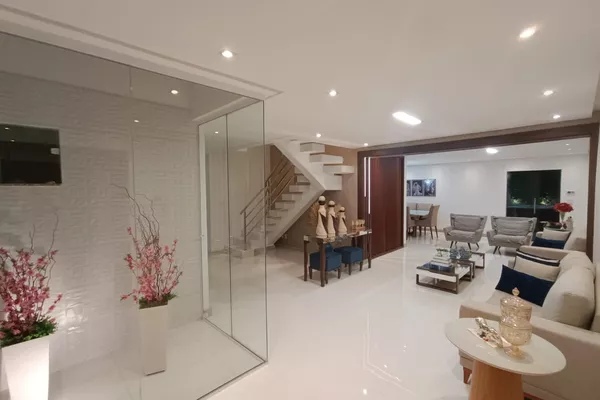Casa com 5 quartos sendo 3 suítes, área gourmet com jacuzzi, piscina aquecida, em Bairro Boa Vista - Foto 2