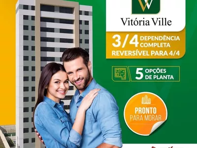 Apartamento com 3/4 sendo 1 suíte reversível para 4/4 2 vagas de garagem na Av. J Pedral próximo - Foto 17