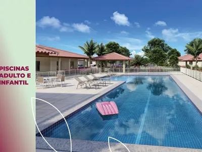 Casa de 2 quartos com possibilidade de ampliação em condomínio fechado com infraestrutura de laz - Foto 6