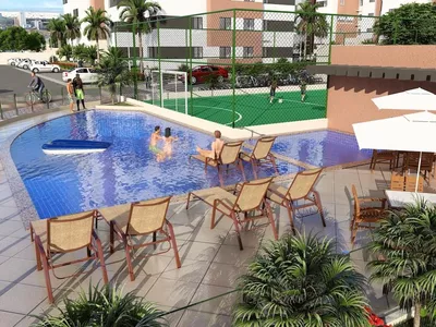 Apartamento pronto de 3 quartos 1 suíte com piso e documentos grátis à venda, Candeias, Vitória - Foto 26