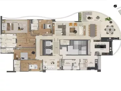 Apartamento à venda, 4 quartos, 4 suítes, 4 vagas, Santa Lúcia - Belo Horizonte/MG - Foto 8