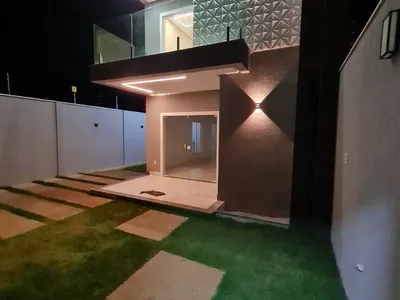 Casa duplex 3 suítes sendo 1 com closet e outra com varanda + vaga de garagem para 4 carros com 1 - Foto 2
