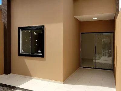 Casa nova pode ser financiada à venda de 3 quartos sendo 1 suíte garagem para 2 carros, quintal, C - Foto 5