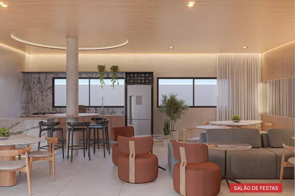 Apartamento na planta de 2 quartos reversível para 3 quartos em condomínio fechado com lazer compl - Foto 3