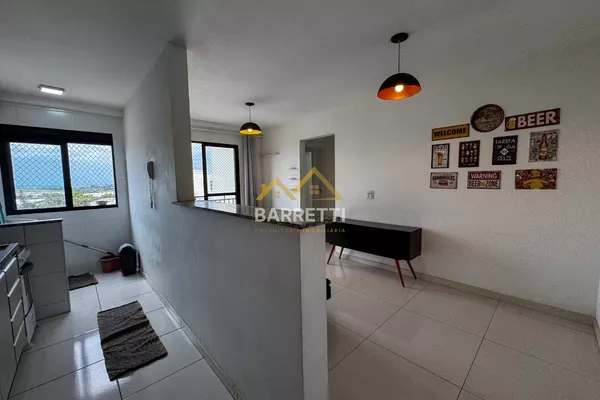 Apartamento para locação no Ilhas Canárias com 58 m², 2 quartos, sendo 1 suíte, e 2 vagas de garagem - Foto 2