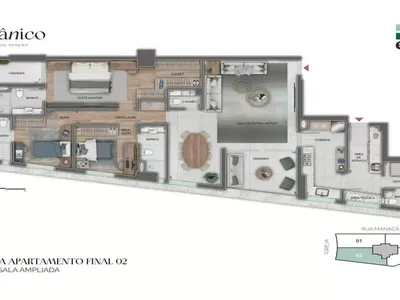 Apartamento à venda, 4 quartos, 2 suítes, 3 vagas, Vale do Sereno - Nova Lima/MG - Foto 27