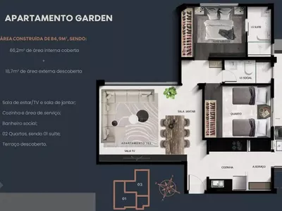 Cobertura à venda, 2 quartos, 1 suíte, 2 vagas, Grajaú - Belo Horizonte/MG - Foto 24