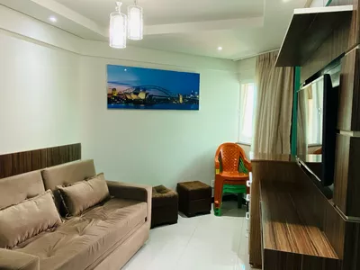 Vendo excelente apartamento de 3 quartos sendo 1 suíte, todo mobiliado, 103M² + 2 Elevadores no Ca - Foto 26