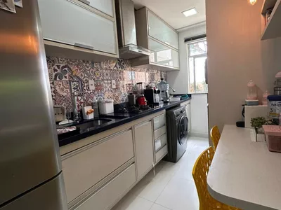 Excelente apartamento térreo à venda, semimobiliado, com 2 quartos sendo um suíte, quintal, Bair - Foto 6
