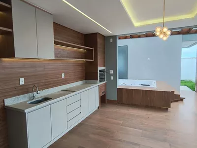 ALPHAVILLE 2 - Casa térrea com 3 Suítes + Varanda Gourmet com Hidro, Garagem coberta para 2 carros - Foto 24