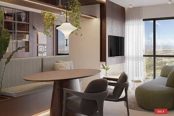 Apartamento na planta de 2 quartos reversível para 3 quartos em condomínio fechado com lazer compl - Foto 6