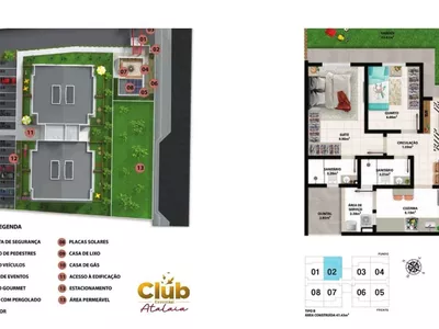 Apartamento de 2 quartos sendo 1 suíte com entrada facilitada à venda, Primavera, Vitória da Con - Foto 5