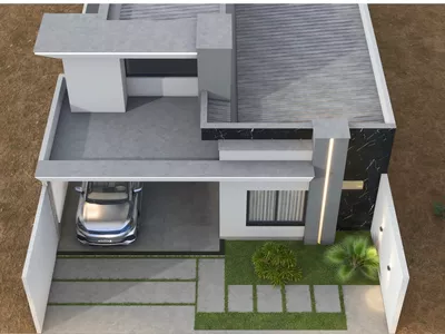 Excelente casa moderna nova podendo financiar, 3 quartos sendo 2 suítes, área gourmet, garagem par - Foto 30