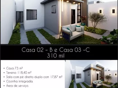 Casa nova de 3 quartos sendo 1 suíte no Terras Remanso perto do Economart Vitória da Conquista - - Foto 6