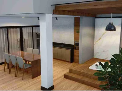 Casa 3 suítes, sala cozinha e gourmet com planejados alto padrão Alphaville II condomínio com inf - Foto 30