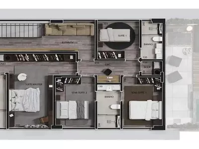 Apartamento à venda, 4 quartos, 2 suítes, 3 vagas, Funcionários - Belo Horizonte/MG - Foto 13