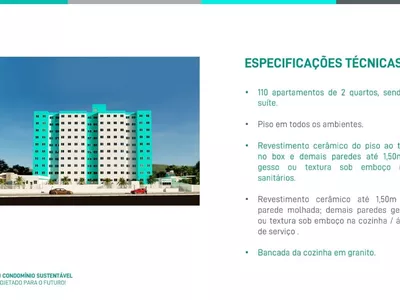 Apartamento 5º andar de 2 quartos 1 suíte, com elevadores em condomínio com lazer completo, Alto - Foto 13