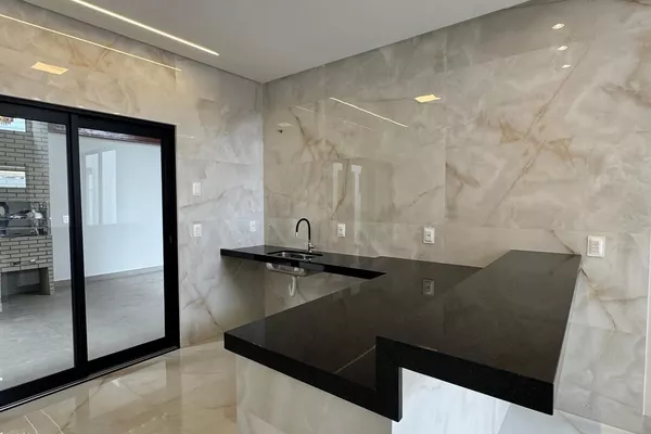 Excentente casa moderna nova podendo financiar, 3 quartos sendo 2 suítes, área gourmet, garagem pa - Foto 5