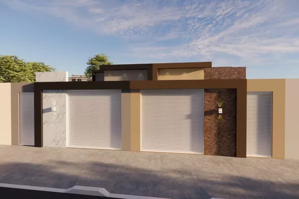 Casa nova pode ser financiada à venda de 3 quartos sendo 1 suíte garagem para 2 carros, quintal, C - Foto 3