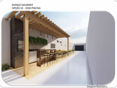 Casa com 3 quartos sendo 2 suítes reversível para 4 quartos (Piscina e Gourmet opcional) à venda, - Foto 23