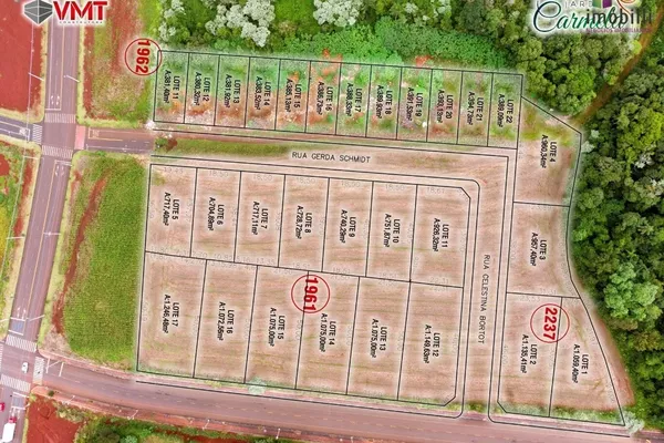 Terreno 17 Quadra 1961 Loteamento Jardim Carmela para venda,  Bortot, Pato Branco - Foto 1