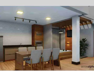 Casa 3 suítes, sala cozinha e gourmet com planejados alto padrão Alphaville II condomínio com inf - Foto 29