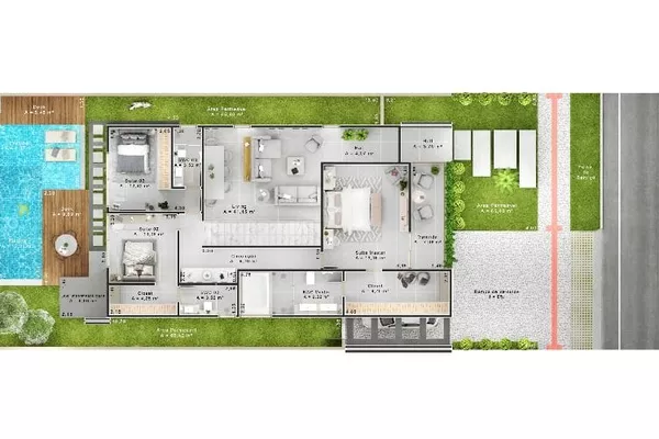Última casa disponível para venda Casa com 4 suítes = dependência completa em condomínio fechad - Foto 6