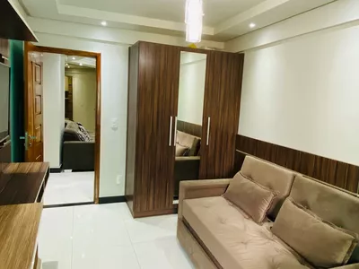 Vendo excelente apartamento de 3 quartos sendo 1 suíte, todo mobiliado, 103M² + 2 Elevadores no Ca - Foto 25