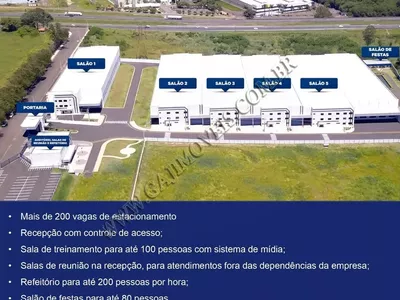 Salão Industrial em Condomínio Fechado com 3400m² - Americana/SP. - Foto 21