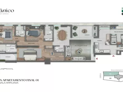 Apartamento à venda, 3 quartos, 1 suíte, 2 vagas, Vale do Sereno - Nova Lima/MG - Foto 25