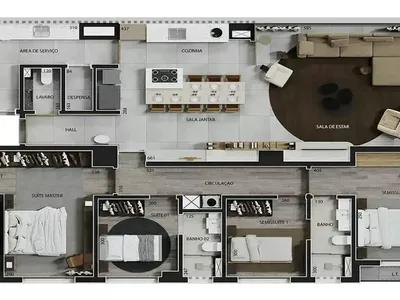 Apartamento à venda, 4 quartos, 2 suítes, 3 vagas, Funcionários - Belo Horizonte/MG - Foto 15