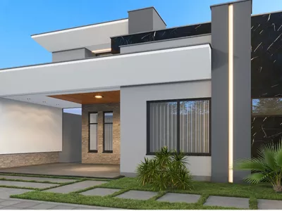 Excelente casa moderna nova podendo financiar, 3 quartos sendo 2 suítes, área gourmet, garagem par - Foto 28