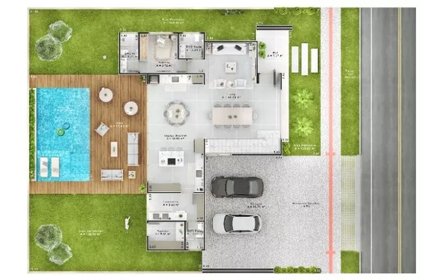 Domus Residencial com 5 suítes + dependência completa - Foto 5