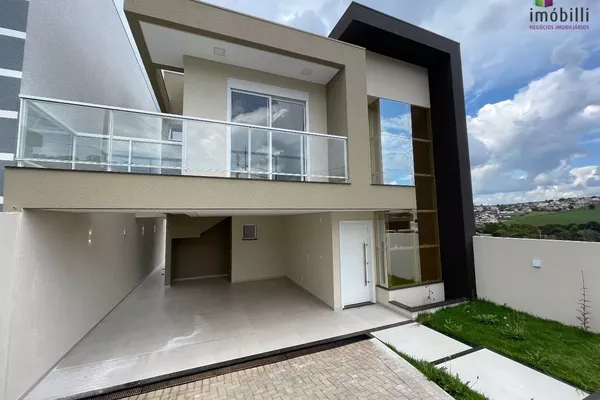 Casa Nova com piscina para venda,  Loteamento Peloso em  Pato Branco - Foto 1