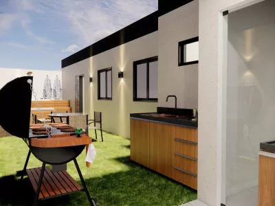 Casa nova, moderna no Bairro Boa Vista, com 3 quartos 1 suite, sala com pé direito duplo, banheira - Foto 12