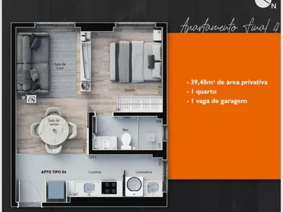 Apartamento Edifício Opala - Foto 4