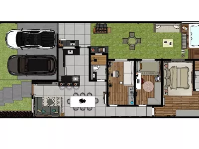 Casa nova, moderna no Bairro Boa Vista, com 3 quartos 1 suite, sala com pé direito duplo, banheira - Foto 24