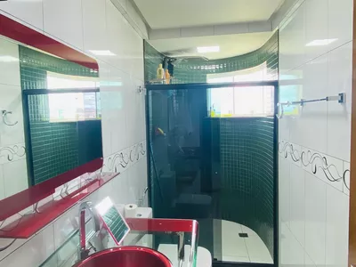 Vendo excelente apartamento de 3 quartos sendo 1 suíte, todo mobiliado, 103M² + 2 Elevadores no Ca - Foto 32